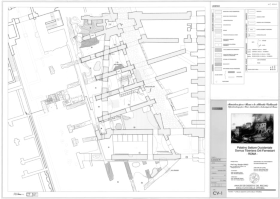 Roma, Palatino. Domus Tiberiana - Settore 13