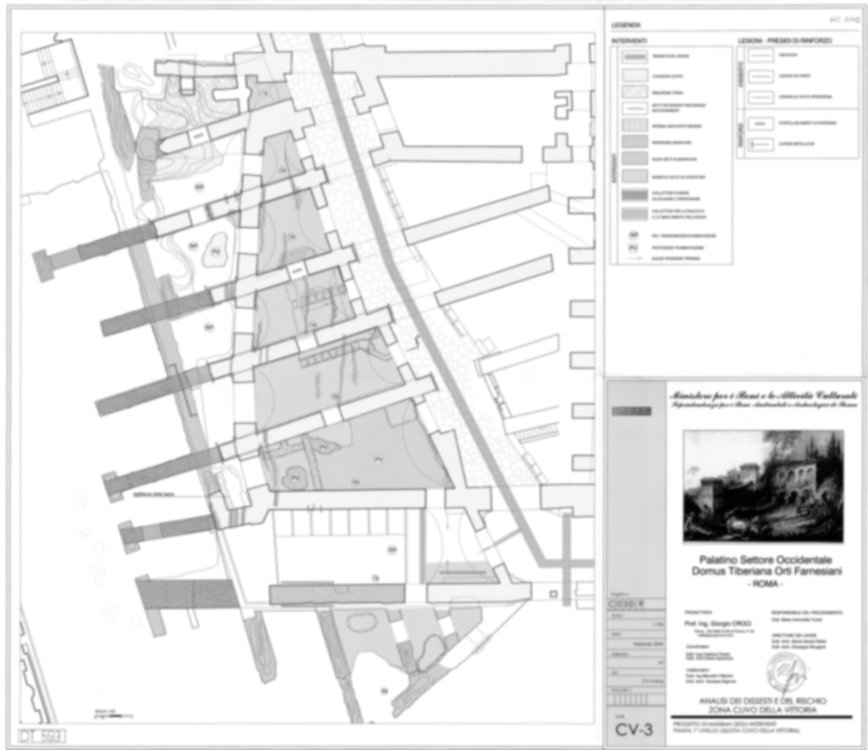 Roma, Palatino. Domus Tiberiana - Settore 13