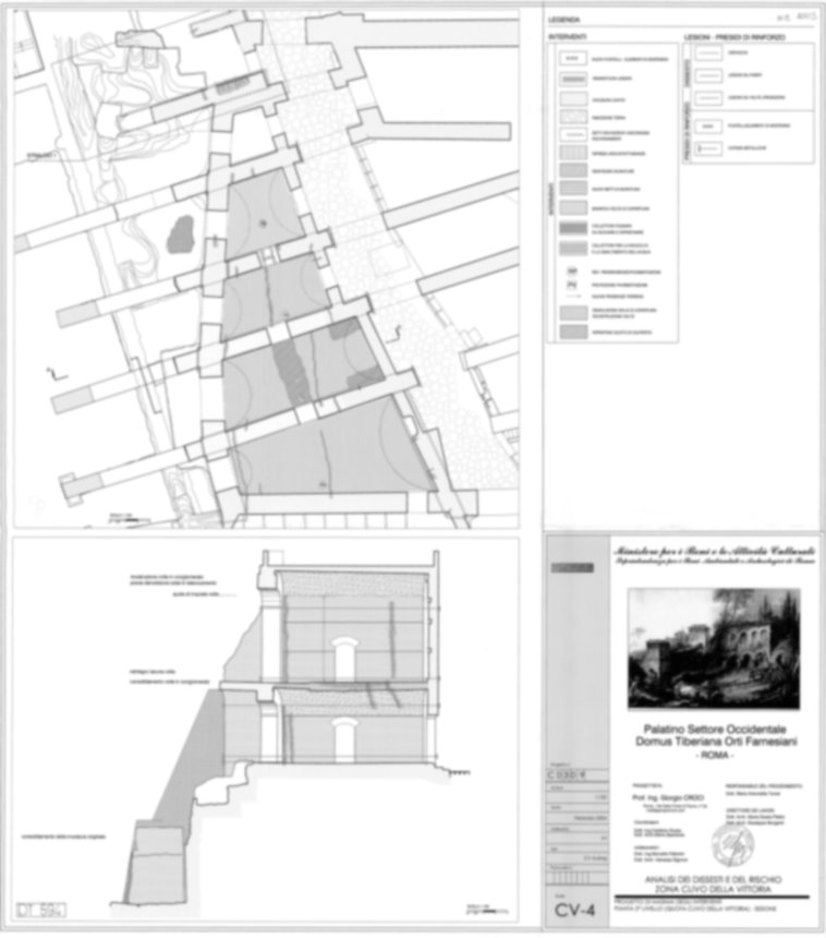 Roma, Palatino. Domus Tiberiana - Settore 13