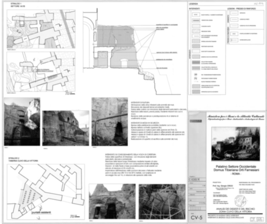 Roma, Palatino. Domus Tiberiana - Settore 13