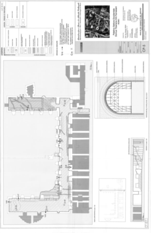 Roma, Palatino. Domus Tiberiana - Settore 2, 3, 5, 6