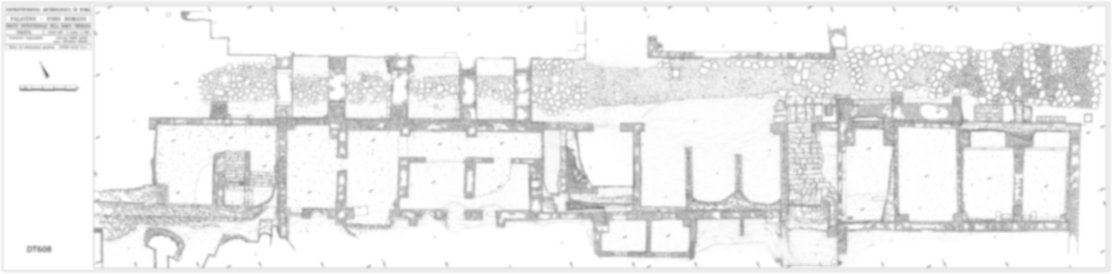 Roma, Palatino. Domus Tiberiana - Settore 17, 18