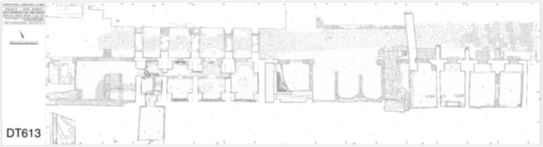 Roma, Palatino. Domus Tiberiana - Settore 18; Via Nova