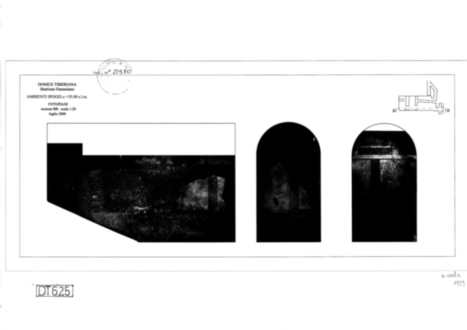 Roma, Palatino. Domus Tiberiana; Orti Farnesiani, Bastione Farnesiano