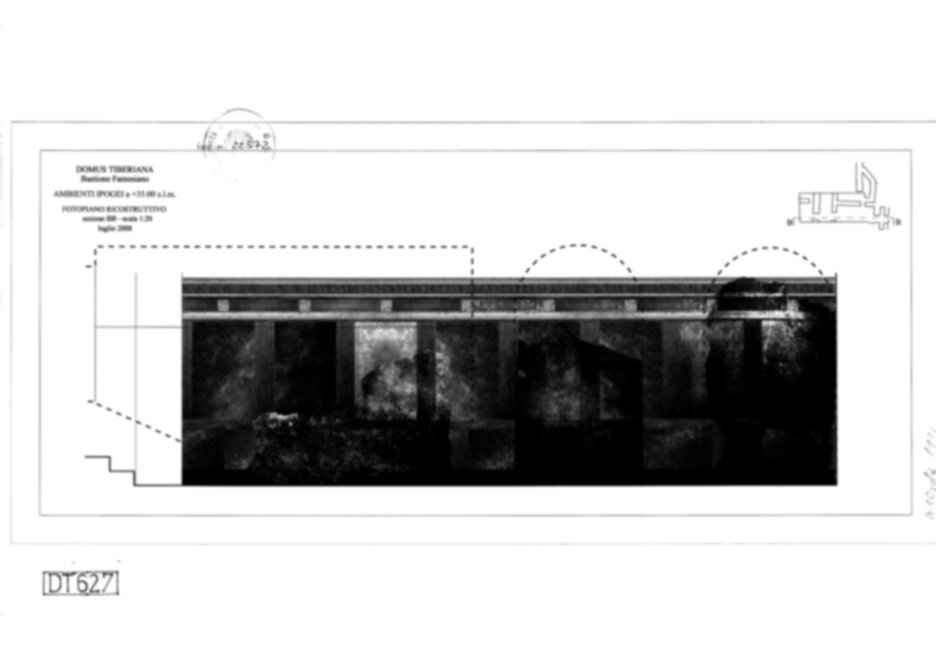 Roma, Palatino. Domus Tiberiana; Orti Farnesiani, Bastione Farnesiano