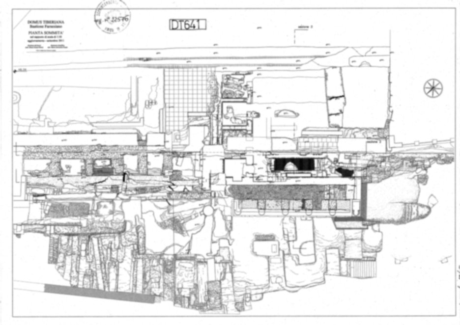 Roma, Palatino. Domus Tiberiana; Orti Farnesiani, Bastione Farnesiano