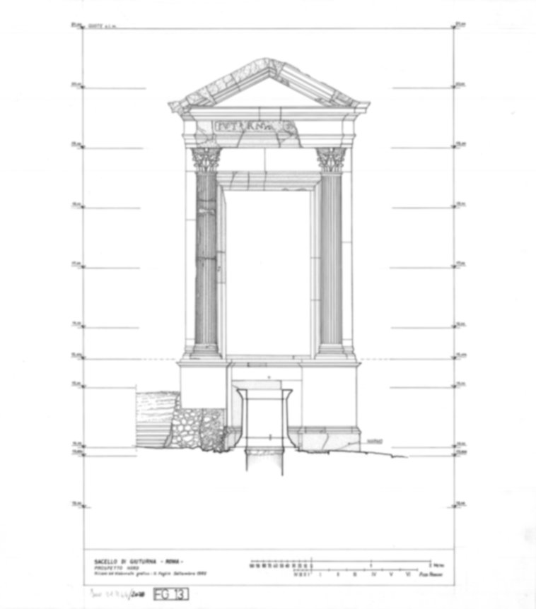 Roma, Foro Romano. Lacus Iuturna-Fonte di Giuturna
