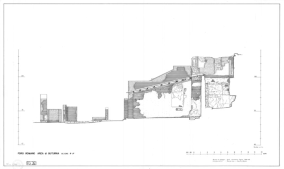 Roma, Foro Romano. Lacus Iuturnae-Fonte di Giuturna; Complesso edilizio sud-orientale, Oratorio dei XL Martiri