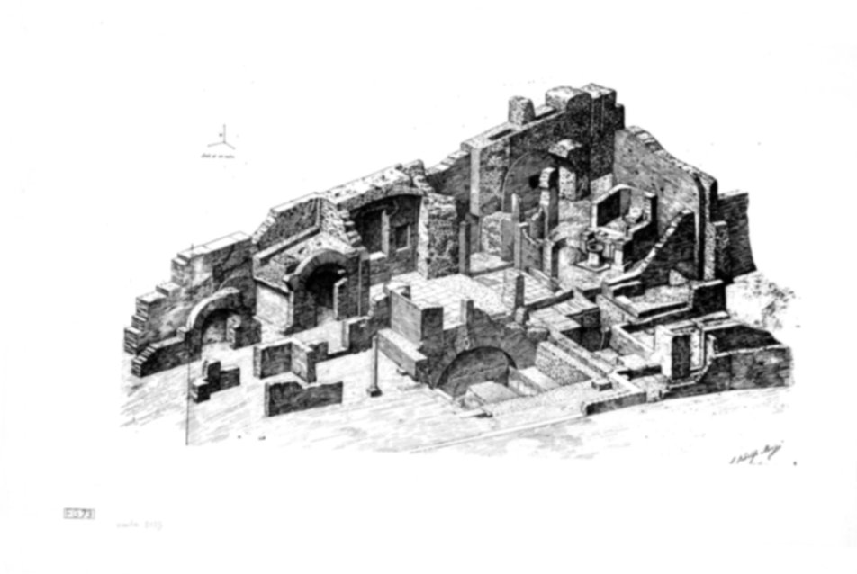 Roma, Foro Romano. Lacus Iuturnae-Fonte di Giuturna; Complesso edilizio sud-orientale, Oratorio dei XL Martiri