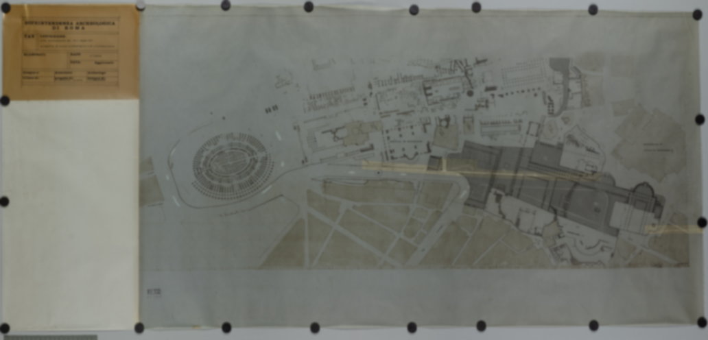 Roma, Fori Imperiali. Piante e sezioni generali