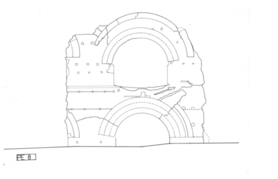 Roma, Palatino. Pendici orientali. Acquedotto Claudio-Neroniano
