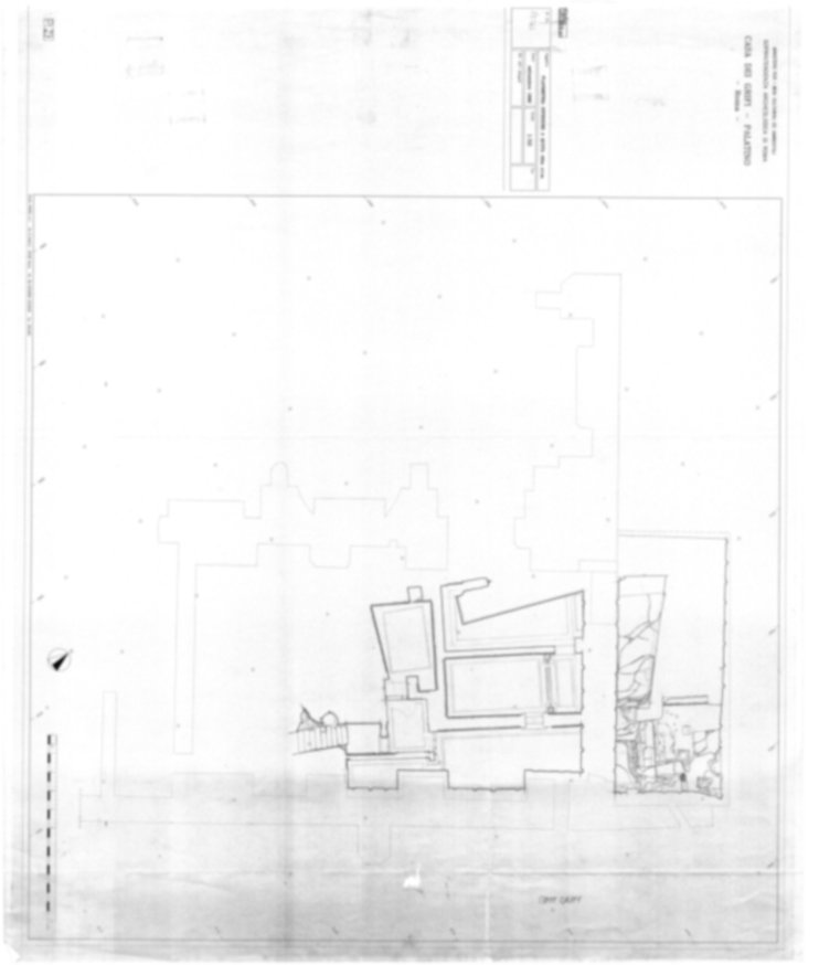 Roma, Palatino. Palazzi Imperiali. Casa dei Grifi
