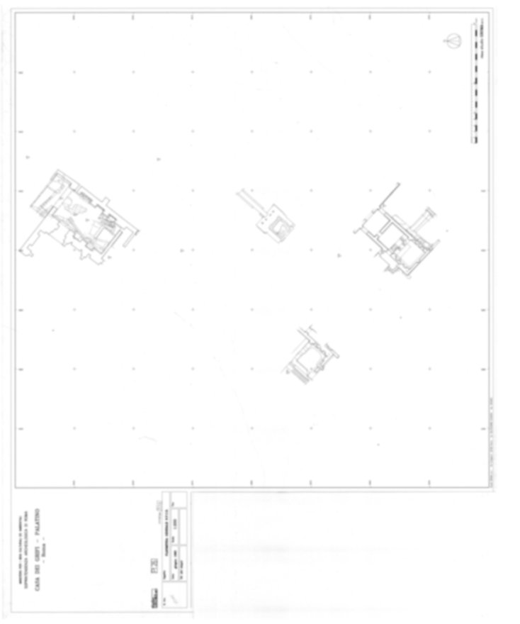 Roma, Palatino. Palazzi Imperiali. Casa dei Grifi