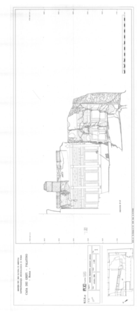 Roma, Palatino. Palazzi Imperiali. Casa dei Grifi