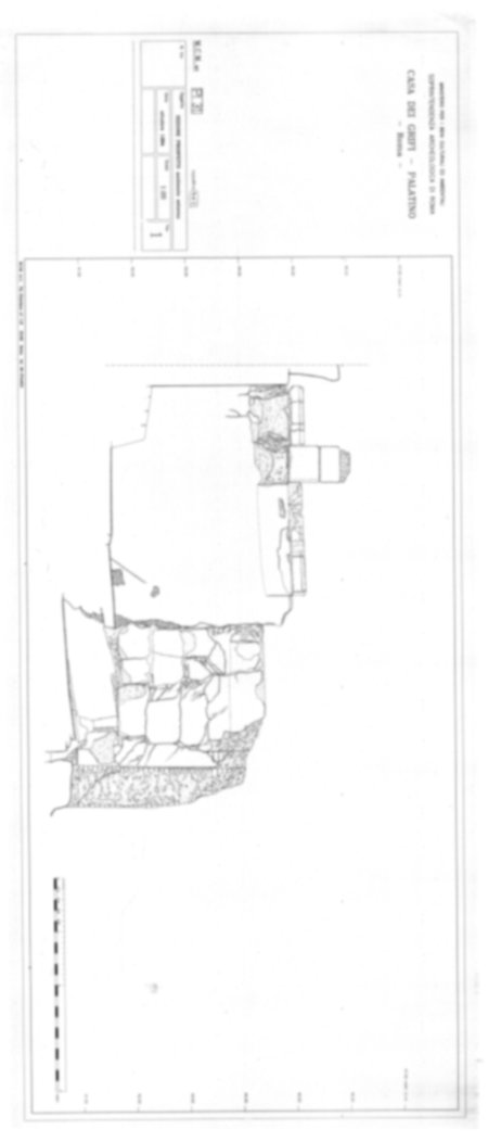 Roma, Palatino. Palazzi Imperiali. Casa dei Grifi