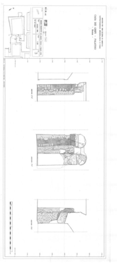 Roma, Palatino. Palazzi Imperiali. Casa dei Grifi