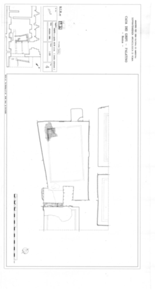 Roma, Palatino. Palazzi Imperiali. Casa dei Grifi