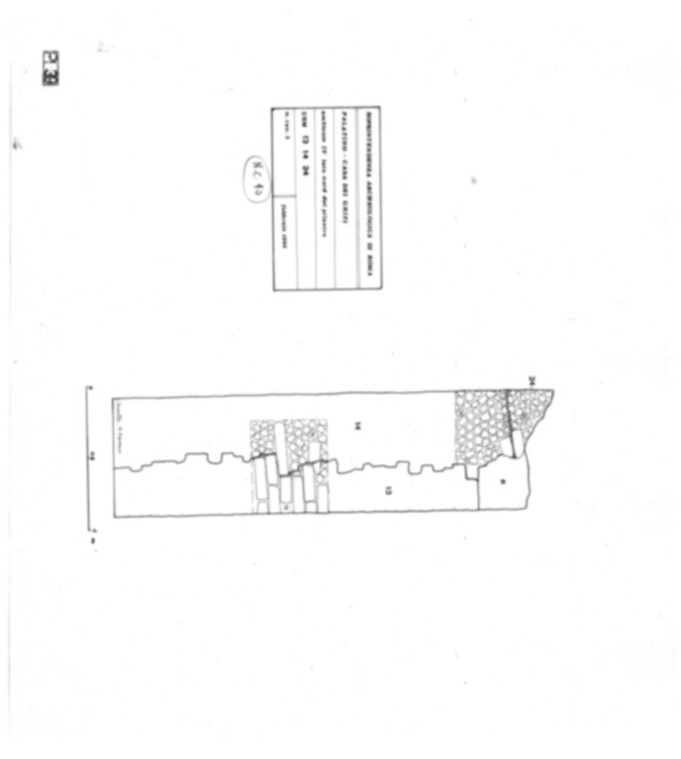 Roma, Palatino. Palazzi Imperiali. Casa dei Grifi