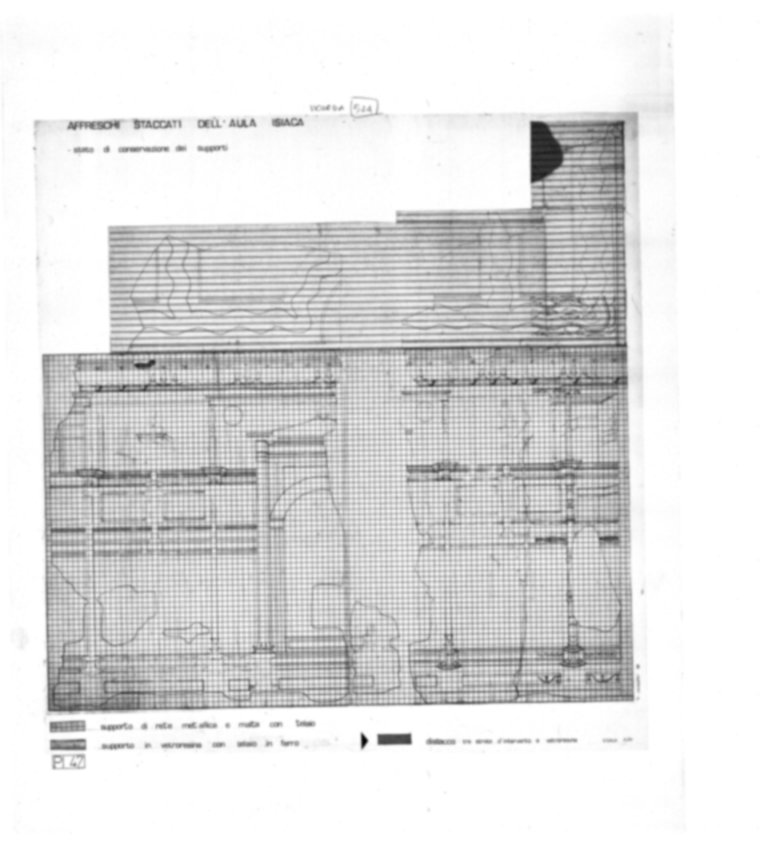 Roma, Palatino. Palazzi Imperiali. Aula Isiaca, affreschi