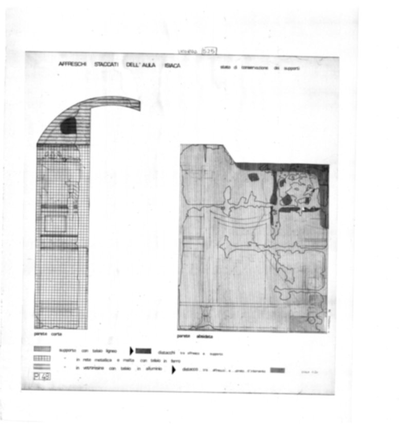 Roma, Palatino. Palazzi Imperiali. Aula Isiaca, affreschi