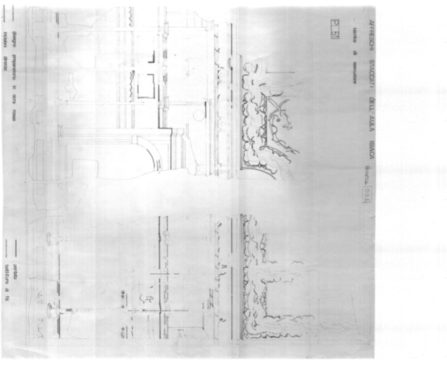 Roma, Palatino. Palazzi Imperiali. Aula Isiaca, affreschi