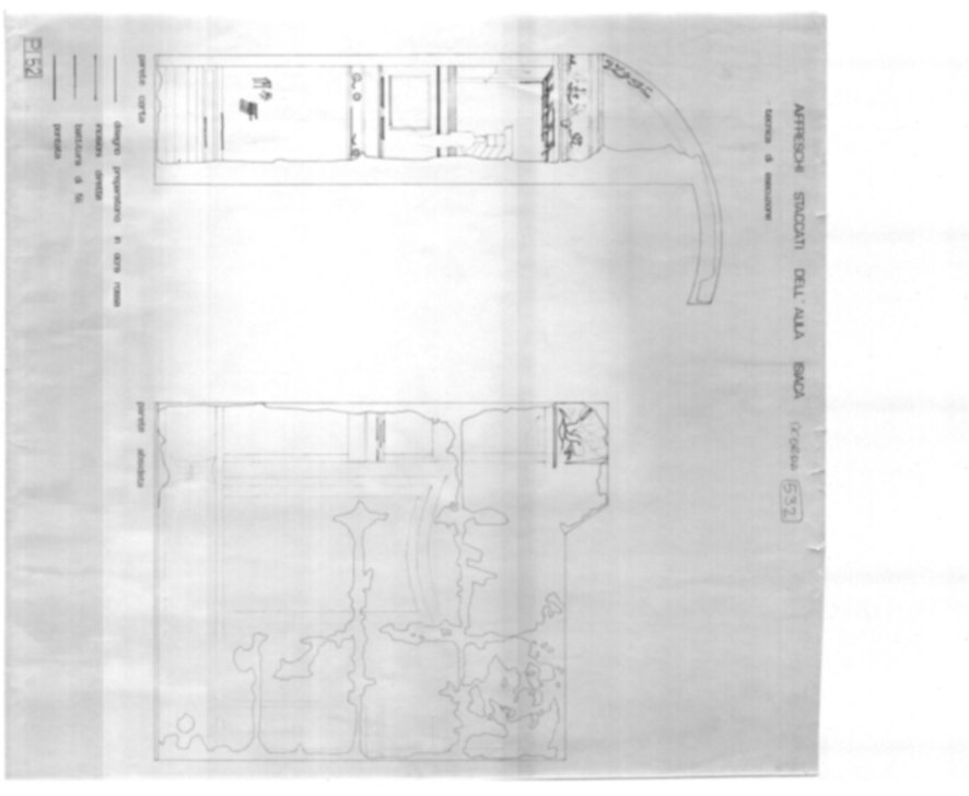 Roma, Palatino. Palazzi Imperiali. Aula Isiaca, affreschi
