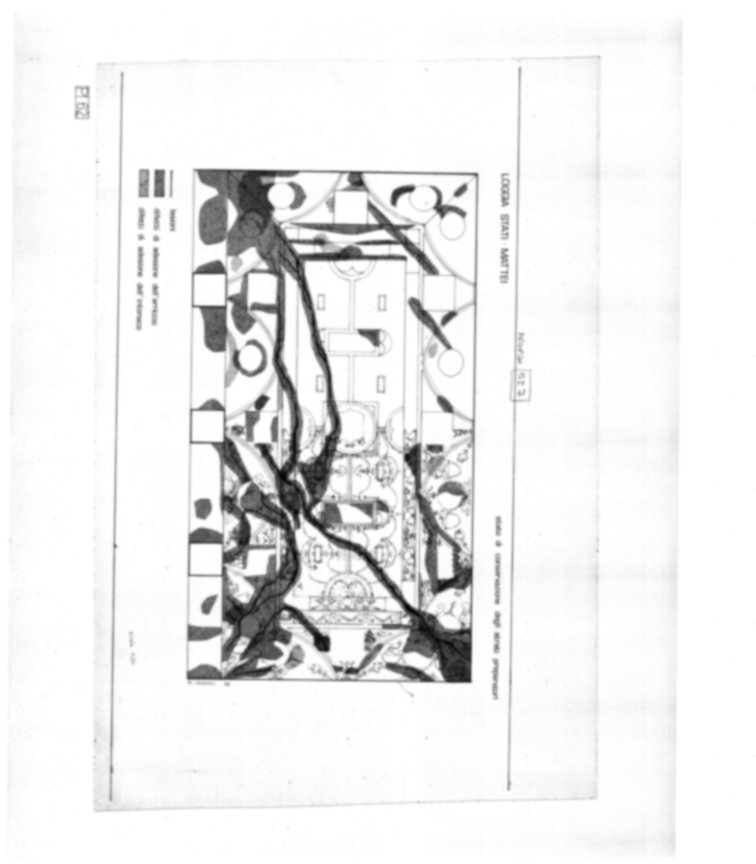 Roma, Palatino. Palazzi Imperiali. Loggia Mattei, affreschi