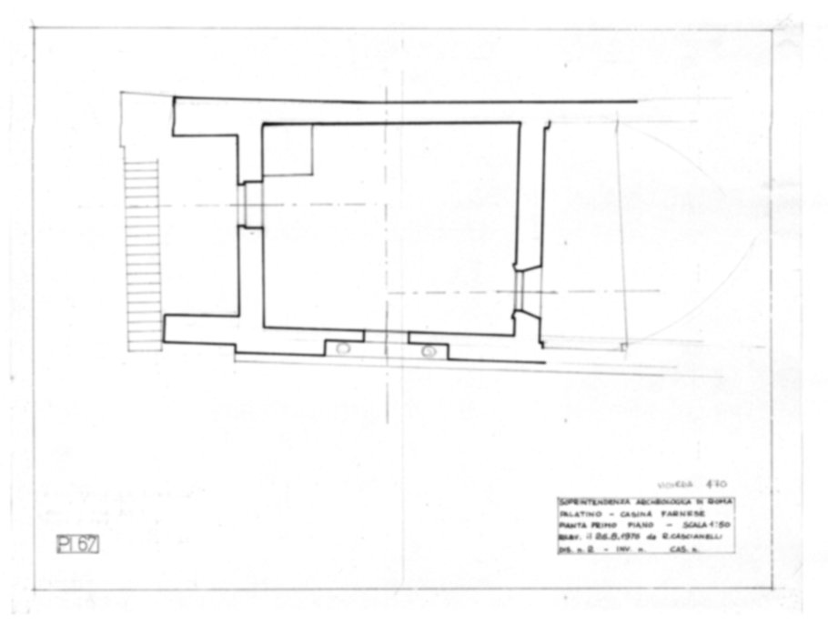 Roma, Palatino. Palazzi Imperiali. Orti Farnesiani, Casina Farnese