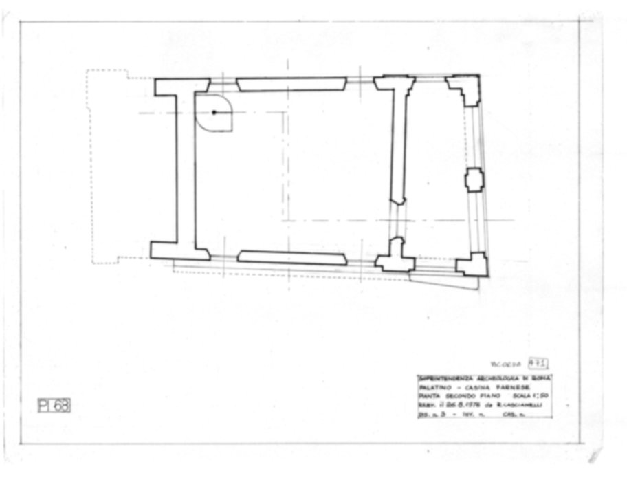 Roma, Palatino. Palazzi Imperiali. Orti Farnesiani, Casina Farnese