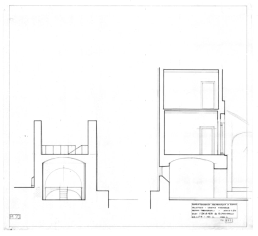 Roma, Palatino. Palazzi Imperiali. Orti Farnesiani, Casina Farnese