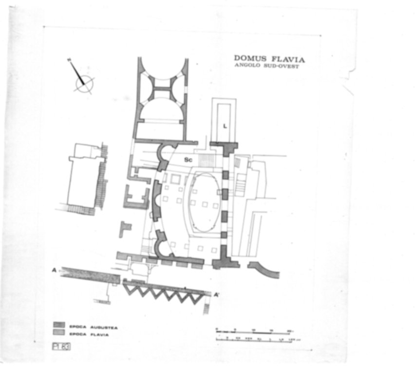 Roma, Palatino. Palazzi Imperiali. Domus Flavia