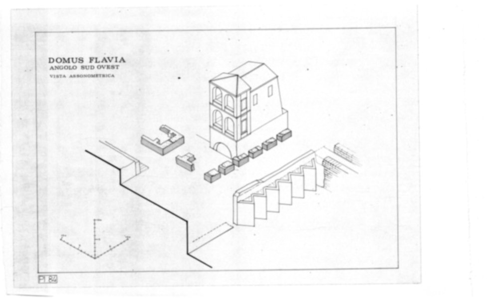 Roma, Palatino. Palazzi Imperiali. Domus Flavia; Domus Transitoria/Domus Aurea