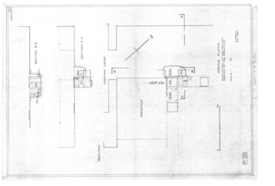 Roma, Palatino. Palazzi Imperiali. Domus Flavia