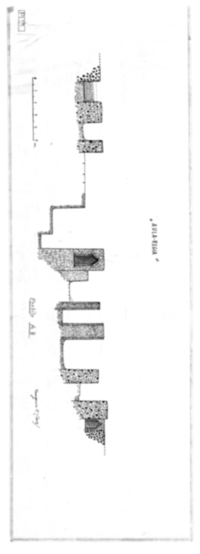 Roma, Palatino. Palazzi Imperiali. Domus Flavia - Basilica