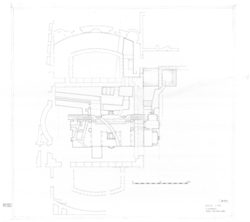 Roma, Palatino. Palazzi Imperiali. Domus Flavia - Triclinio; Domus Transitoria/Domus Aurea