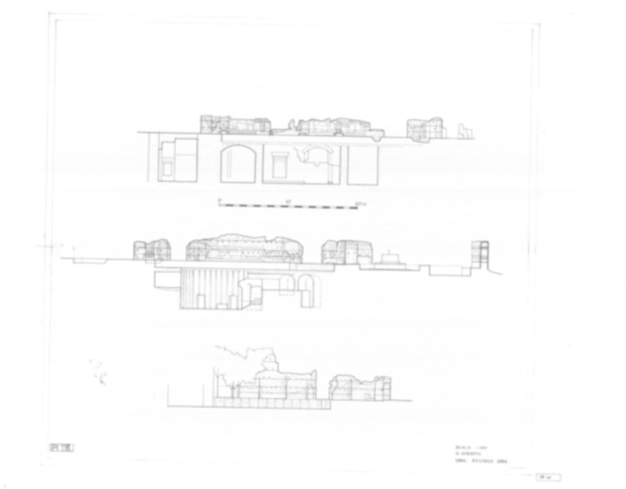 Roma, Palatino. Palazzi Imperiali. Domus Flavia