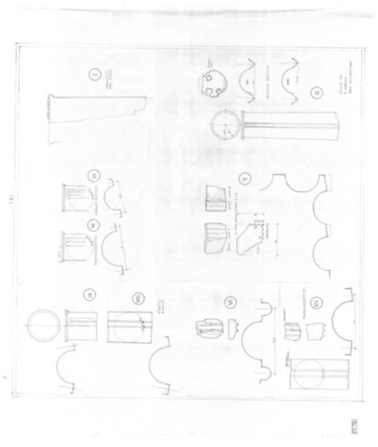 Roma, Palatino. Palazzi Imperiali. Domus Flavia - Triclinio, Peristilio