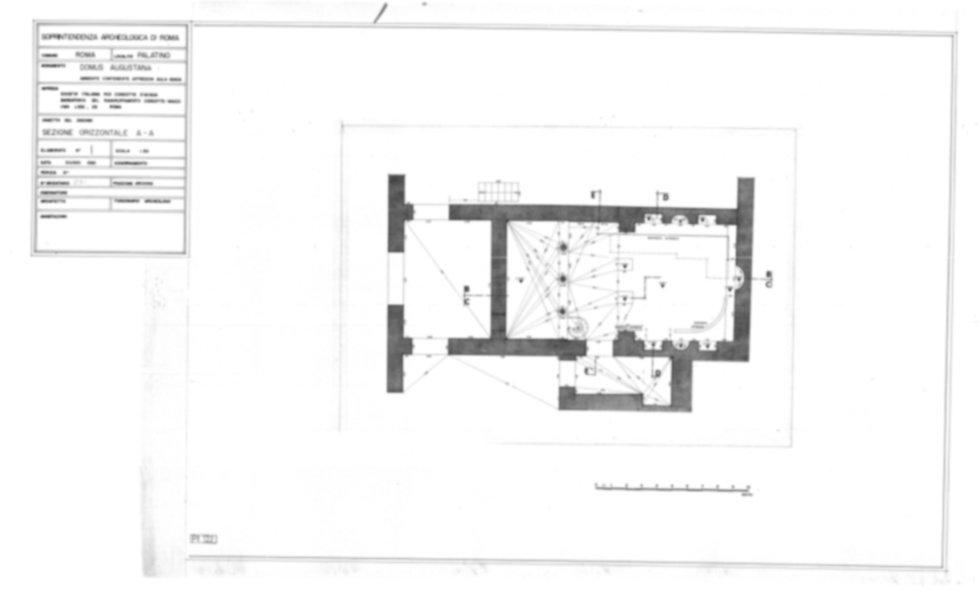 Roma, Palatino. Palazzi Imperiali. Domus Augustana, Loggia Mattei