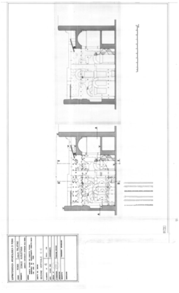 Roma, Palatino. Palazzi Imperiali. Domus Augustana, Loggia Mattei