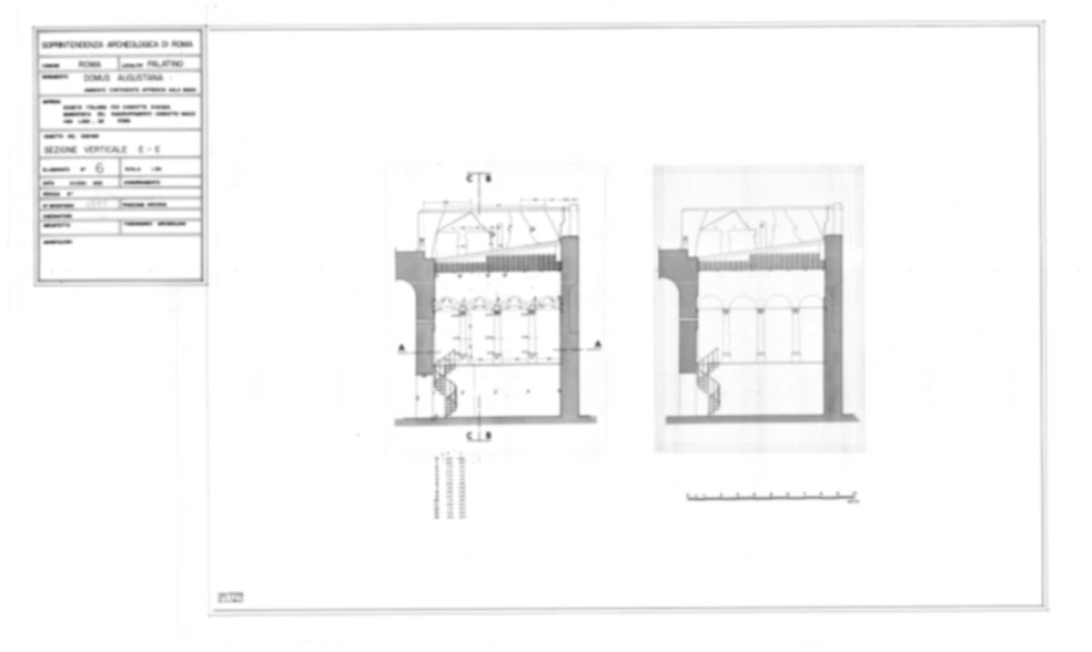 Roma, Palatino. Palazzi Imperiali. Domus Augustana, Loggia Mattei
