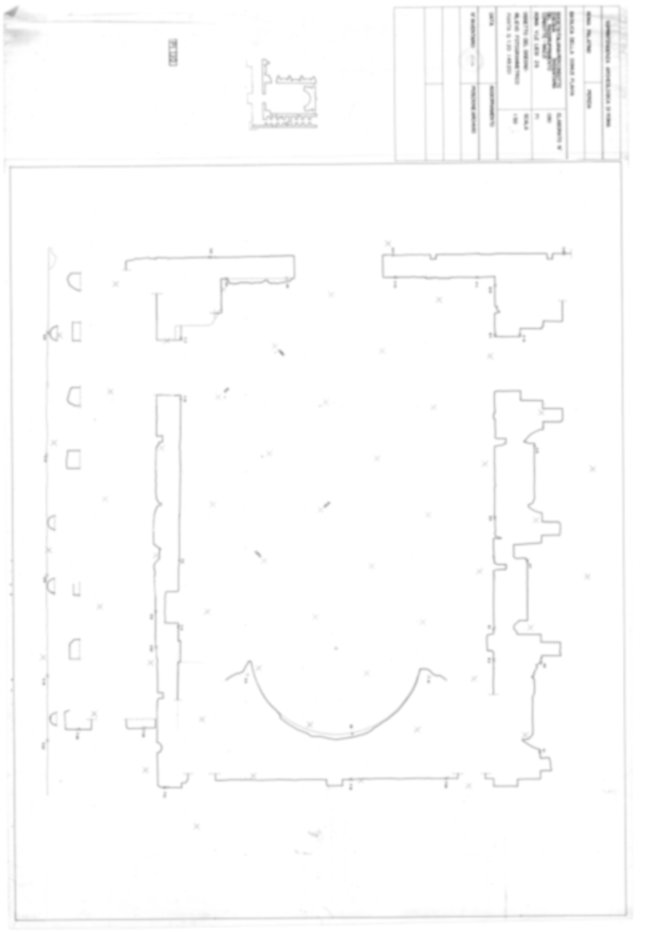 Roma, Palatino. Palazzi Imperiali. Domus Flavia - Basilica