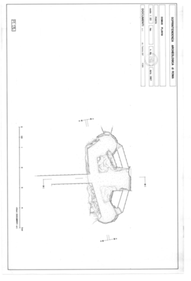 Roma, Palatino. Palazzi Imperiali. Domus Augustana - Peristilio inferiore