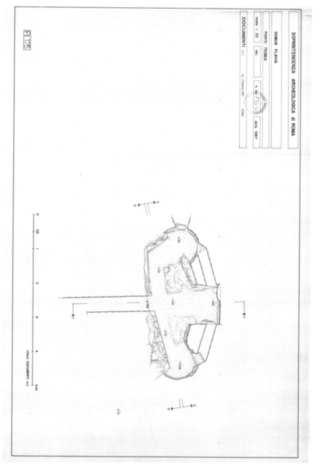 Roma, Palatino. Palazzi Imperiali. Domus Augustana - Peristilio inferiore