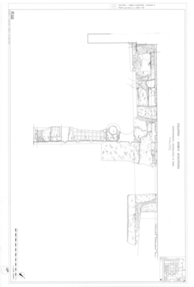 Roma, Palatino. Palazzi Imperiali. Domus Augustana