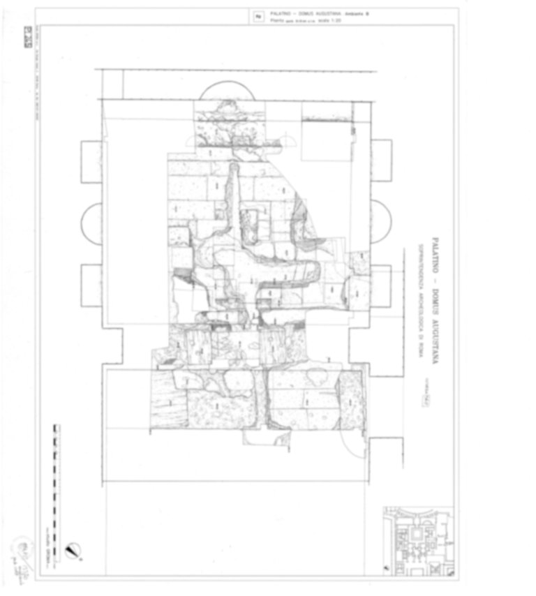 Roma, Palatino. Palazzi Imperiali. Domus Augustana