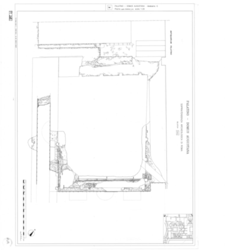 Roma, Palatino. Palazzi Imperiali. Domus Augustana