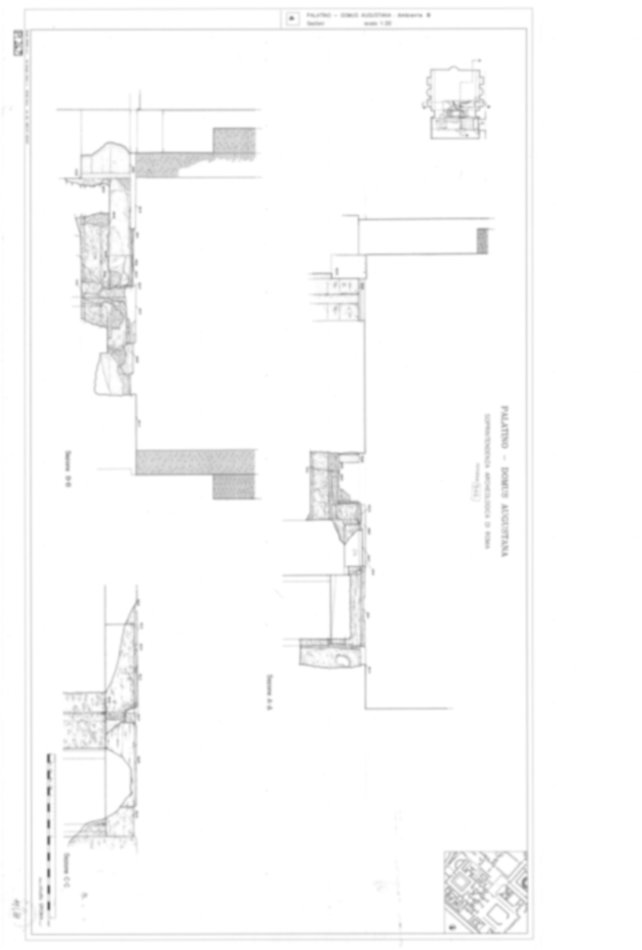 Roma, Palatino. Palazzi Imperiali. Domus Augustana
