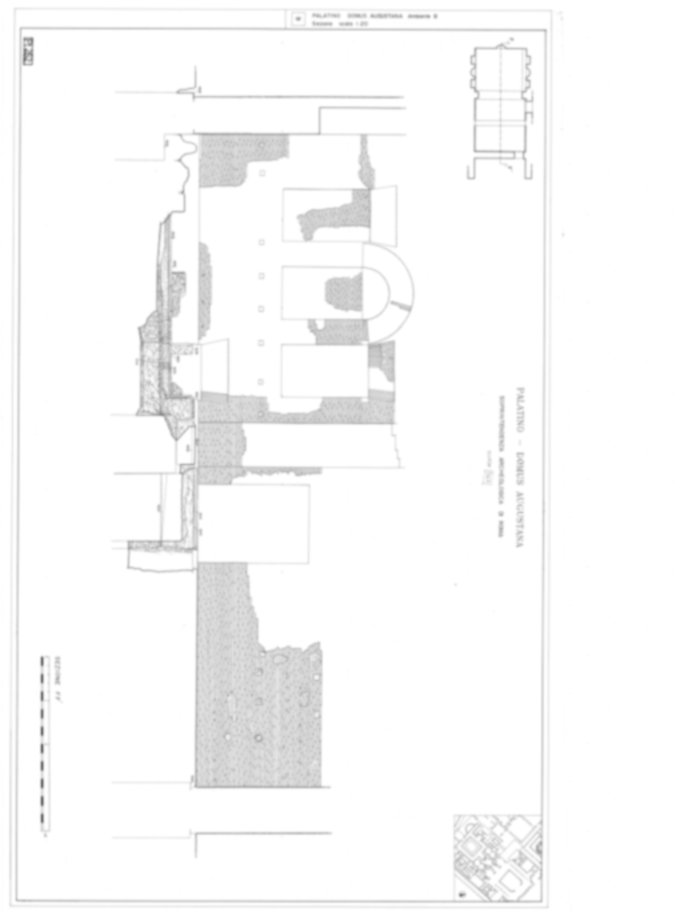 Roma, Palatino. Palazzi Imperiali. Domus Augustana