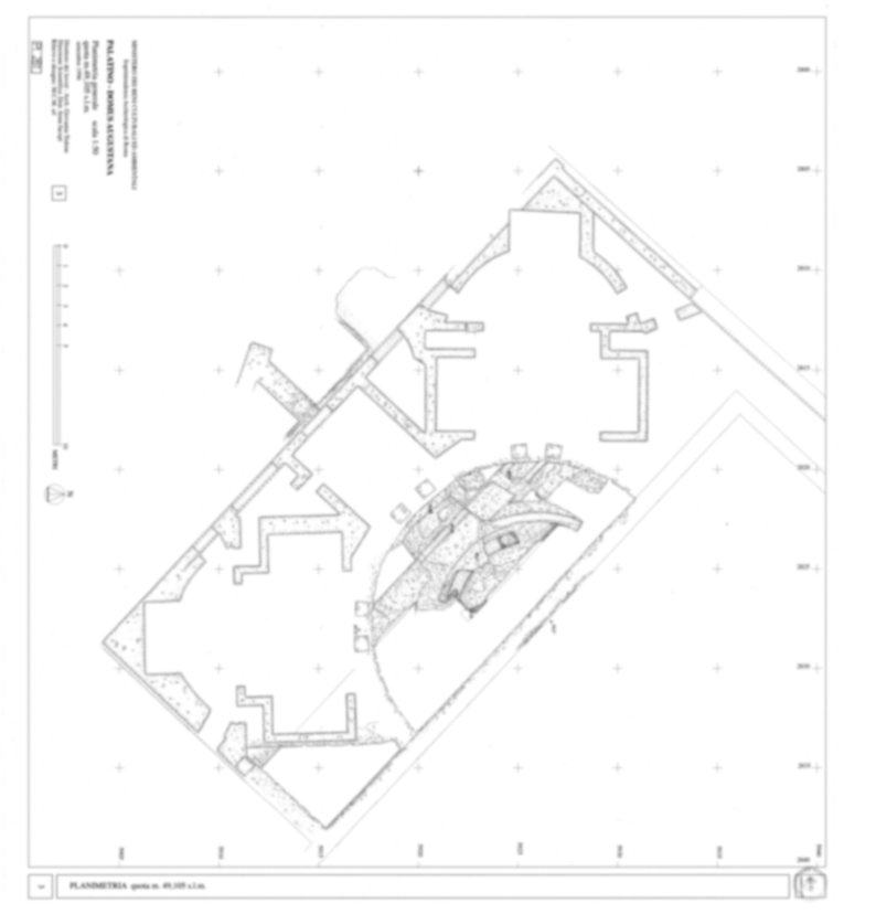 Roma, Palatino. Palazzi Imperiali. Domus Augustana