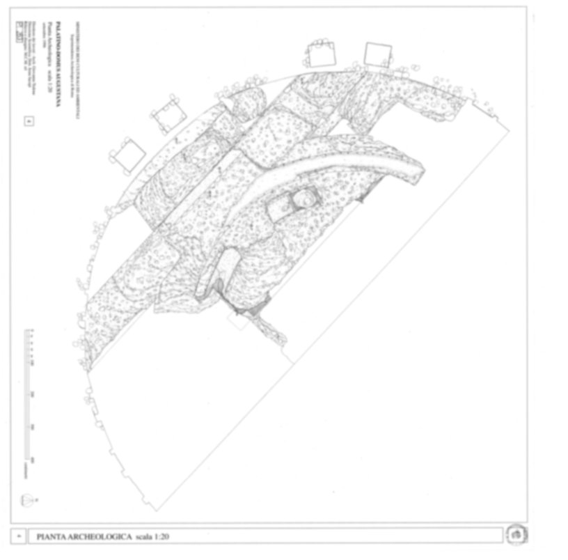 Roma, Palatino. Palazzi Imperiali. Domus Augustana